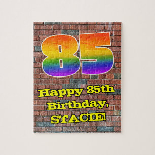 Quebra-cabeça 85.o aniversário: Arco-Íris 85 inspirado em Graf