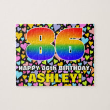 86.o aniversário — Diversão, formas cardíacas ador