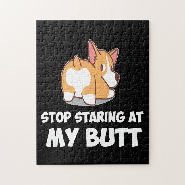 Quebra-cabeça 8 Parar De Começar No Meu Bumbum (Vertical)