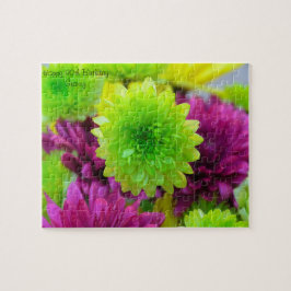 Quebra-cabeça 90 Birthday Avó