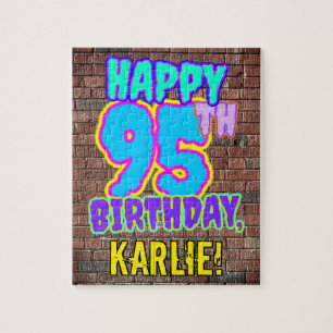 Quebra-cabeça 95º aniversário ~ Divertido, Grafite Urbano Inspir