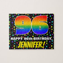 96.º Aniversário — Diversão, Colorida, Padrão de C
