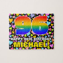 96.o aniversário — Diversão, formas cardíacas ador