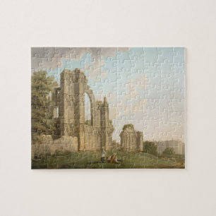 Quebra-cabeça A abadia de St Mary, York, c.1778 (óleo em canvas