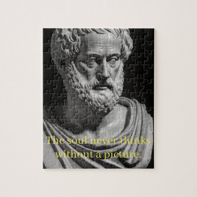 Quebra-cabeça A alma nunca pensa sem uma fotografia (Vertical)