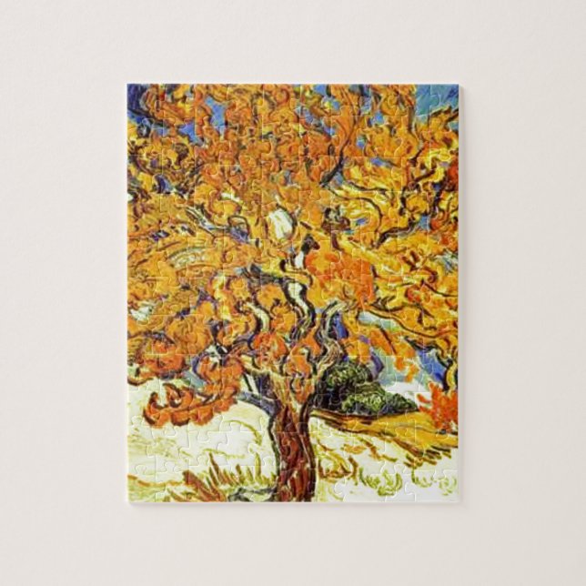 Quebra-cabeça A Amoreira, Vincent Van Gogh (Vertical)
