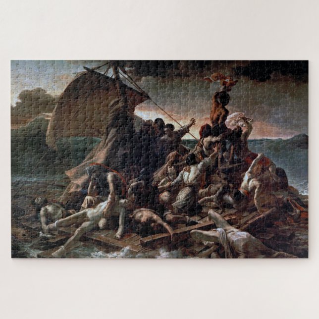 Quebra-cabeça A Arca da Medusa, Theodore Gericault (Horizontal)