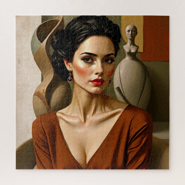 Quebra-cabeça A Arte Entre Nós - Retrato Colorido (Vertical)