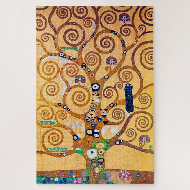 Quebra-cabeça A árvore da vida (detalhes), Klimt (Vertical)