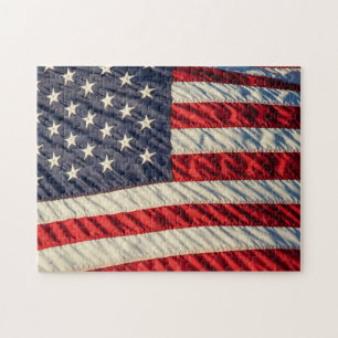 Quebra-cabeça A bandeira americana