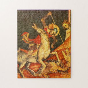 Quebra-cabeça A batalha de St George com o dragão