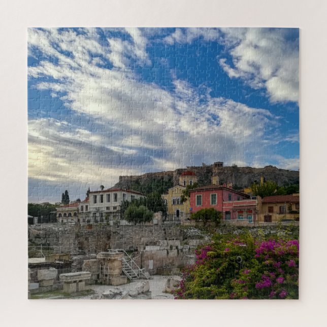 Quebra-cabeça A bela e colorida Atenas  (Vertical)