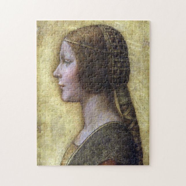 Quebra-cabeça A bela princesa, Leonardo da Vinci (Vertical)
