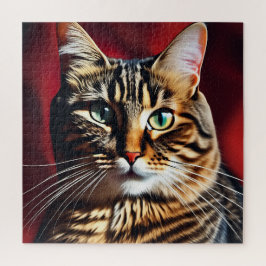 Quebra-cabeça A cabeça de gato