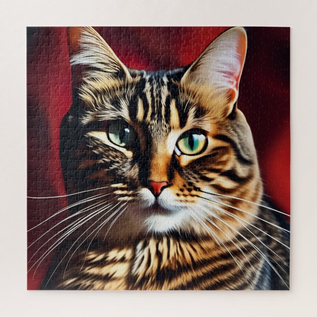 Quebra-cabeça A cabeça de gato (Vertical)