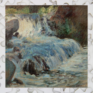 Quebra-cabeça A cachoeira de Twachtman, Impressionismo Vintage