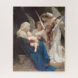 Quebra-cabeça A canção dos anjos de Bouguereau
