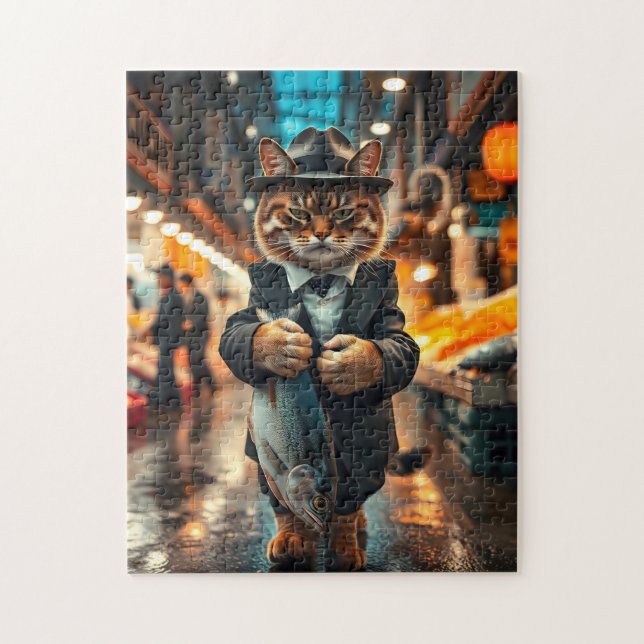 Quebra-cabeça A Captura do Gato-Padrinho (Vertical)