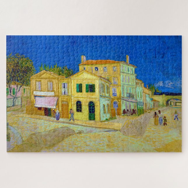 Quebra-cabeça A Casa Amarela, Van Gogh (Horizontal)