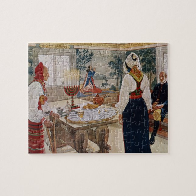 Quebra-cabeça A casa de campo de um mineiro, de um por (Horizontal)