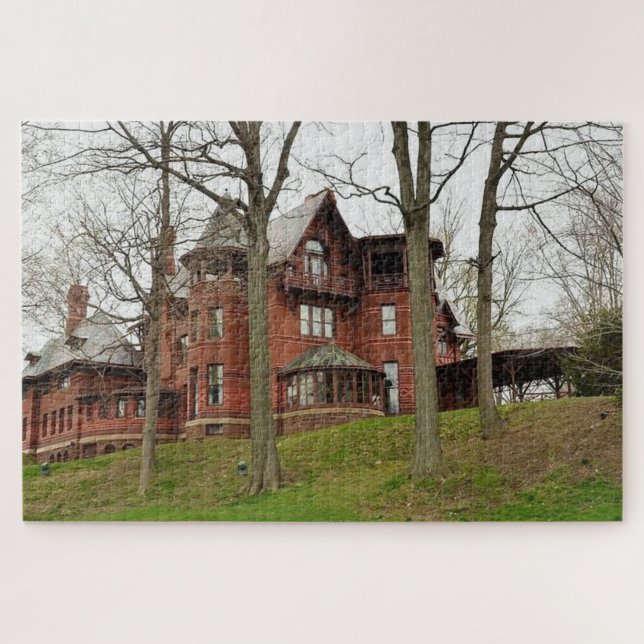 Quebra-cabeça A Casa de Mark Twain em Connecticut (Horizontal)