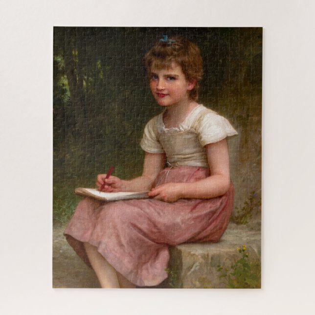 Quebra-cabeça A chamada de William Adolphe Bouguereau (Vertical)