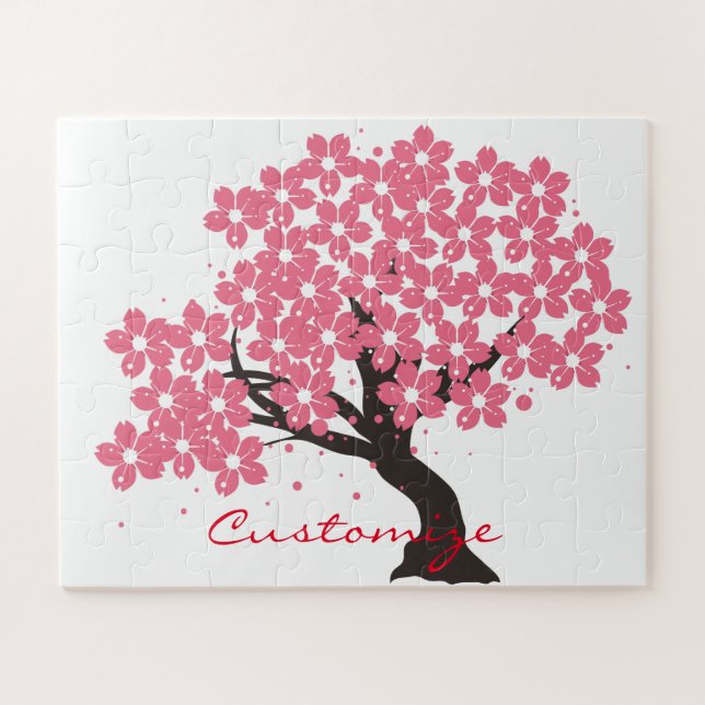 Quebra-cabeça A Cherry-Blossoms Thunder_Cove Japonesa Sakura (Horizontal)
