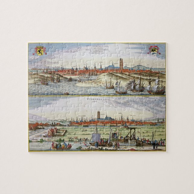 Quebra-cabeça A cidade de Dunkirk durante a ocupação espanhola, (Horizontal)