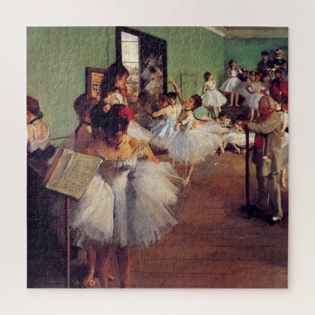 Quebra-cabeça A classe de dança de Edgar Degas (Vertical)