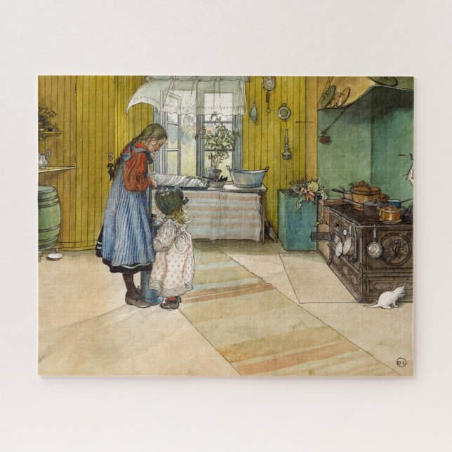 Quebra-cabeça A cozinha de Carl Larsson (Horizontal)