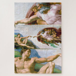 Quebra-cabeça A Criação de Adão, Michelangelo