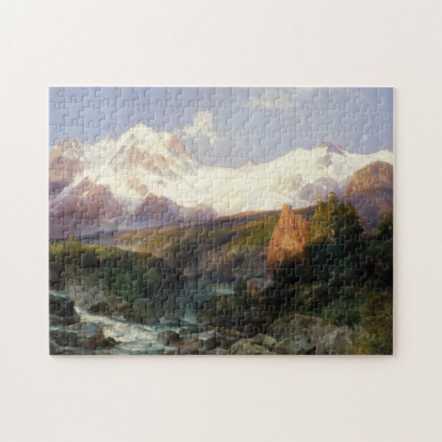 Quebra-cabeça A escala de Teton (Horizontal)