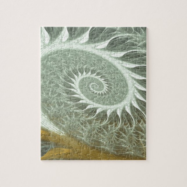 Quebra-cabeça A espiral cósmica - espiral sagrado do ouro da (Vertical)