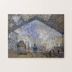 Quebra-cabeça A Estação Santo-Lazare, Monet