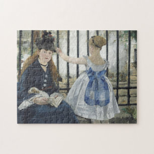 Quebra-cabeça A Estrada de Ferro - Pintura Impressionista Manet