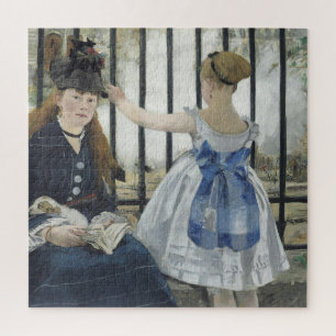 Quebra-cabeça A Estrada de Ferro - Pintura Impressionista Manet