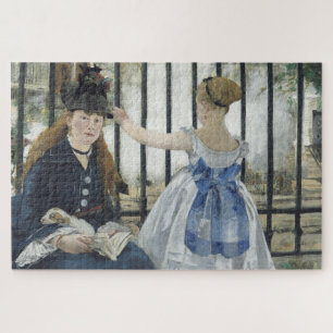 Quebra-cabeça A Estrada de Ferro - Pintura Impressionista Manet