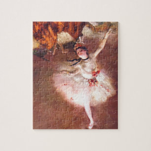 Quebra-cabeça A estrela (dançarino no palco) por Edgar Degas