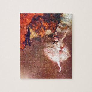 Quebra-cabeça A estrela (dançarino no palco) por Edgar Degas