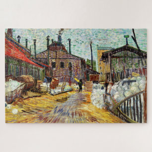 Quebra-cabeça A fábrica (1887) de Vincent Van Gogh