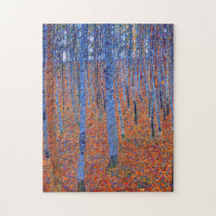 Quebra-cabeça A faia de Gustav Klimt I famosa pintura