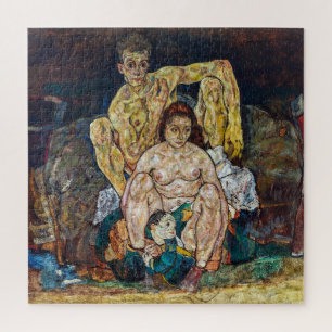 Quebra-cabeça A Família Egon Schiele