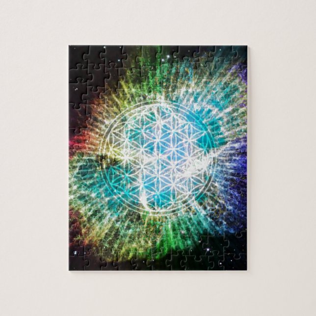 Quebra-cabeça A flor (Vertical)