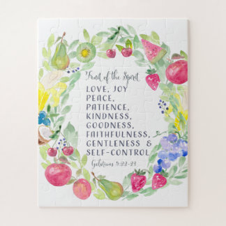 Quebra-cabeça A fruta do espírito da arte cristã