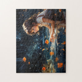 Quebra-cabeça A Garota e o Lado Mágico do Peixe Ouro