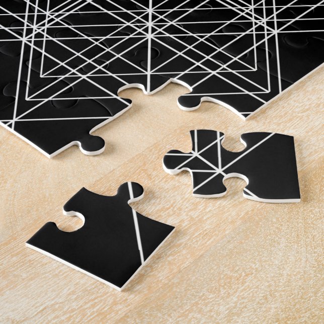 Quebra-cabeça A geometria sagrado do templo de cristal (Lateral)