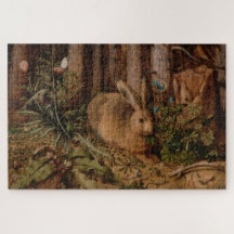 A Hare in the Forest (por Hans Hoffmann)