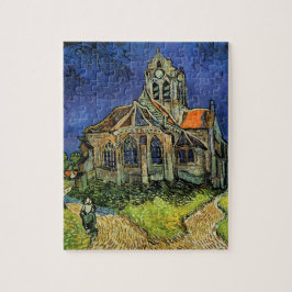 Quebra-cabeça A Igreja em Auvers por Vincent van Gogh