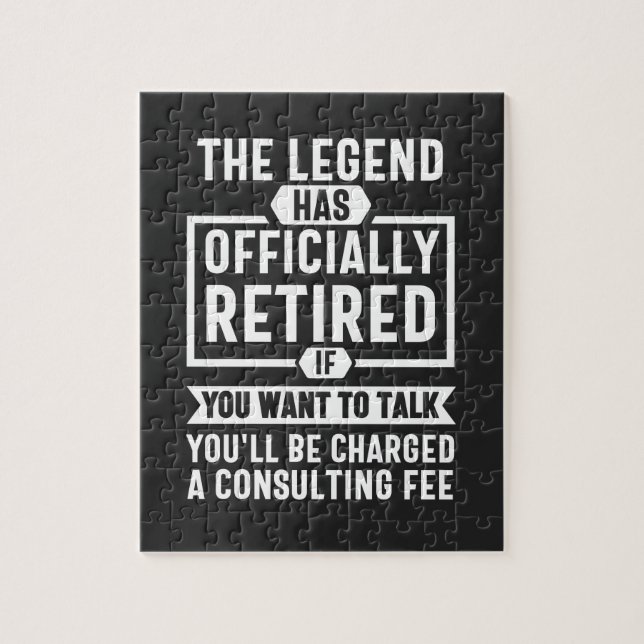 Quebra-cabeça A lenda se aposentou oficialmente (Vertical)