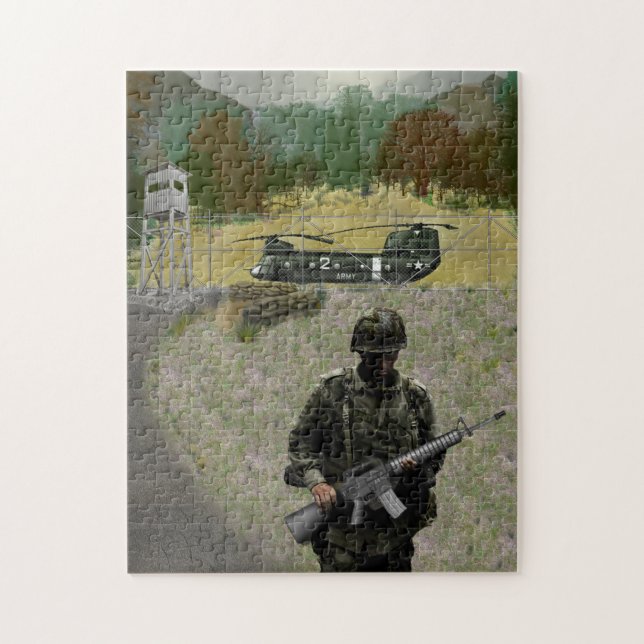 Quebra-cabeça A linha da torre (Vertical)